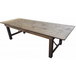 Table en Bois rustique - 213 x 102 cm