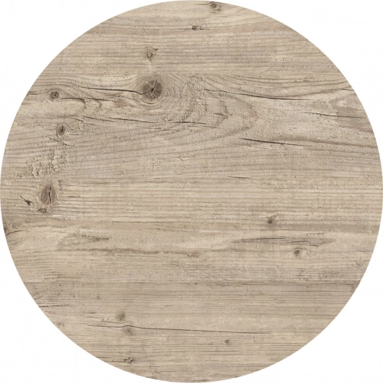 Plateau Stratifié avec Chant moulé - Diamètre 60 cm - Uni ou décor