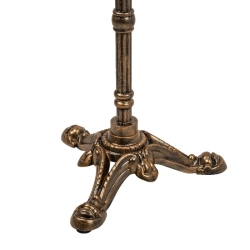 Pied de table bistrot en fonte décor Belle Époque - Vintage – H72 cm