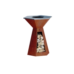 Braséro - Corten finition rouillée