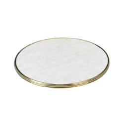 Plateau PREMIUM  Stratifié - Diamètre 60 cm - Cerlage Laiton