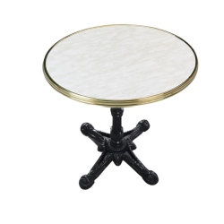 Plateau PREMIUM  Stratifié - Diamètre 60 cm - Cerlage Laiton