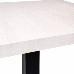 Plateau bois mélaminé - 70x120cm - Finition bois blanc