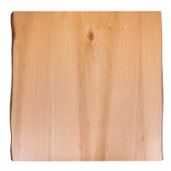 Plateau de Table en Chêne Massif 70x70 cm - épaisseur 45mm