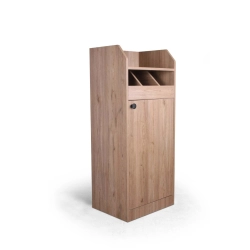 Desserte à Couverts en Bois – Servante Restaurant Chêne Naturel