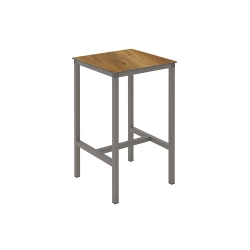 Table haute Urban 70x70cm  -Structure taupe