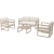 Structure taupe - Coussins beige claire