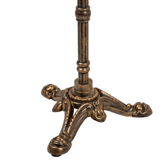 Pied de table bistrot en fonte décor Belle Époque - Vintage – H72 cm