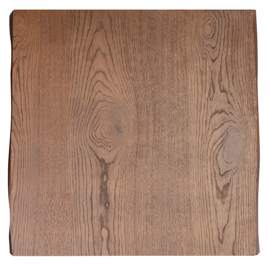 Plateau de Table en Chêne Massif 70x70 cm - épaisseur 45mm
