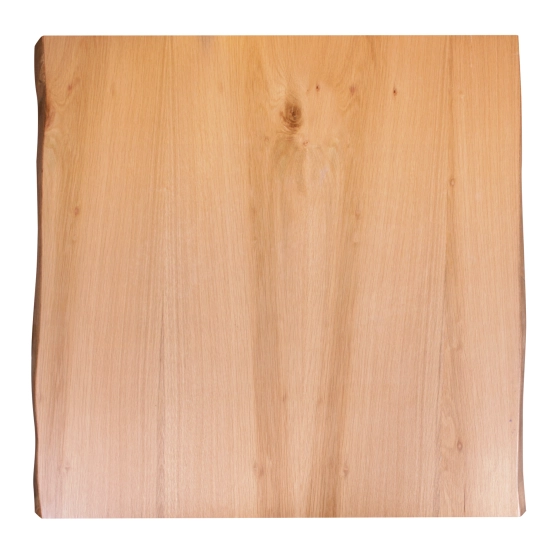 Plateau de Table en Chêne Massif 70x70 cm - épaisseur 45mm