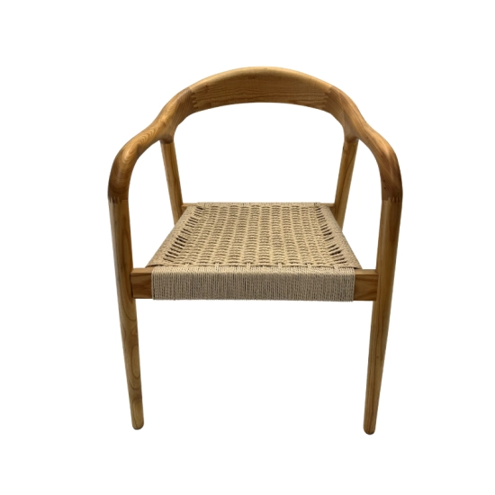 Fauteuil OSLO – Bois & cordage tressé