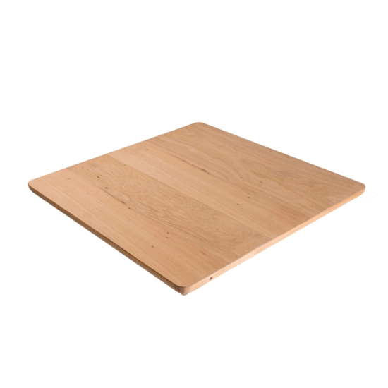 Plateau de Table en Chêne Massif Multicouche épaisseur 30mm - 60x60cm