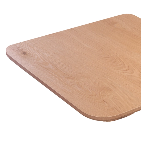 Plateau de Table en Bois Massif 70x70 cm – Coins Arrondis