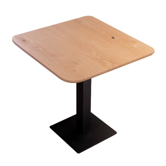 Plateau de Table en Bois Massif 70x70 cm – Coins Arrondis