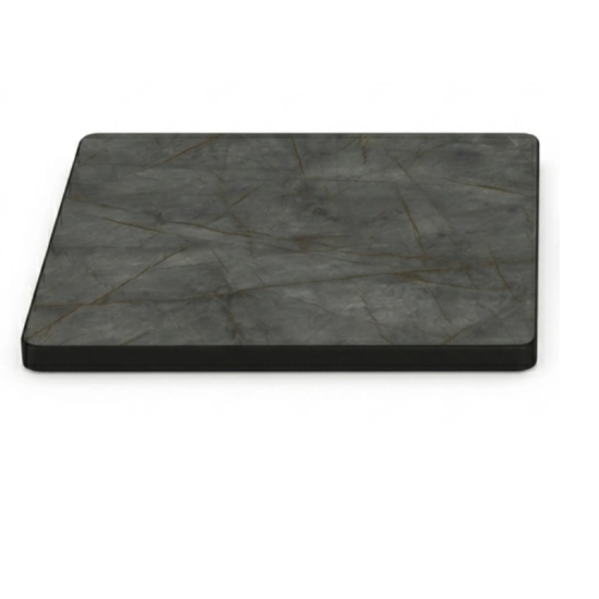 Plateau Table Bistrot Carré 70x70 cm Compact 10 mm Extérieur 