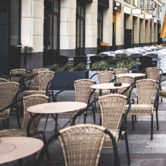 Plateau de table bistrot 70x70cm - COMPACT 12mm