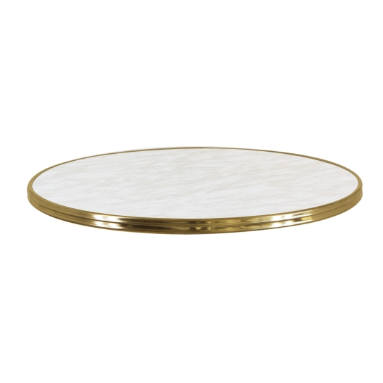 Plateau PREMIUM  Stratifié - Diamètre 60 cm - Cerlage Laiton