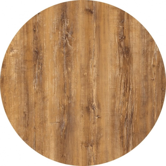 Plateau Stratifié avec Chant moulé - Diamètre 60 cm - Uni ou décor