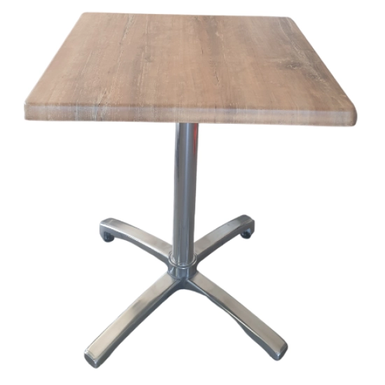 Pied de table bistrot en aluminium - rabattable