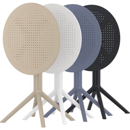 Table pliante ronde Sky - Ø60 cm
