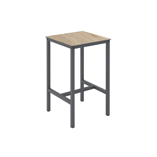 Table haute Urban 70x70cm  - Structure anthracite