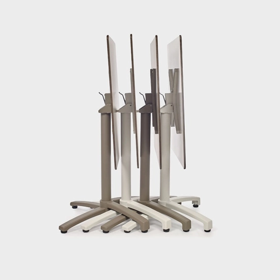 Table pliante KOS 70x70 cm – Plateau compact haute résistance - Ezpeleta