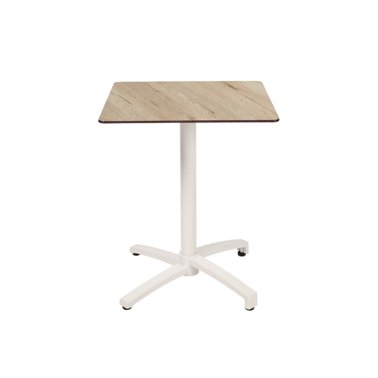Table pliante KOS 70x70 cm – Plateau compact haute résistance - Ezpeleta