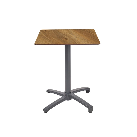 Table pliante KOS 60x60 cm – Plateau compact extérieur / intérieur