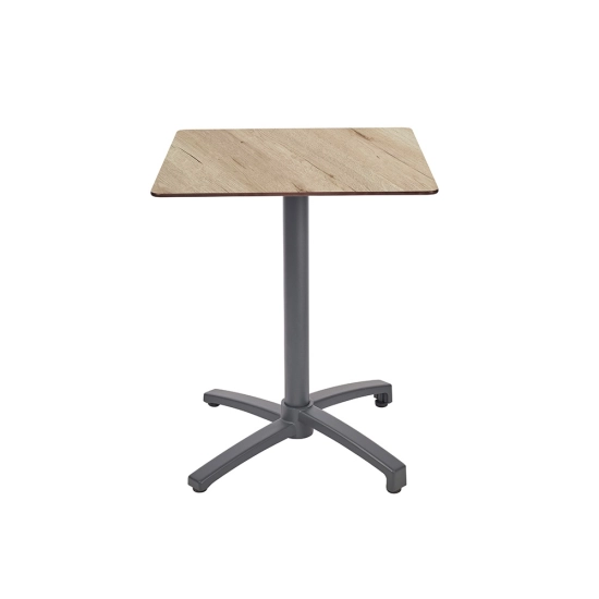 Table pliante KOS 60x60 cm – Plateau compact extérieur / intérieur