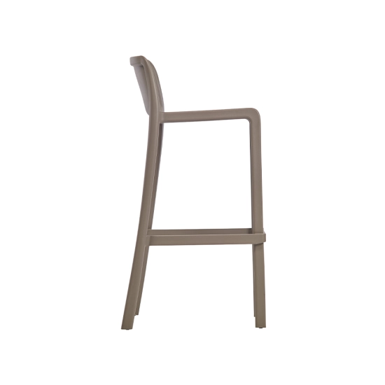 Chaise de bar ATTIC en polypropylène renforcé – Empilable – Intérieur / Extérieur