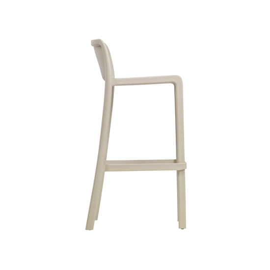 Chaise de bar ATTIC en polypropylène renforcé – Empilable – Intérieur / Extérieur