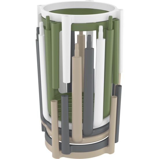 Tabouret de bar Tom - en polypropylène